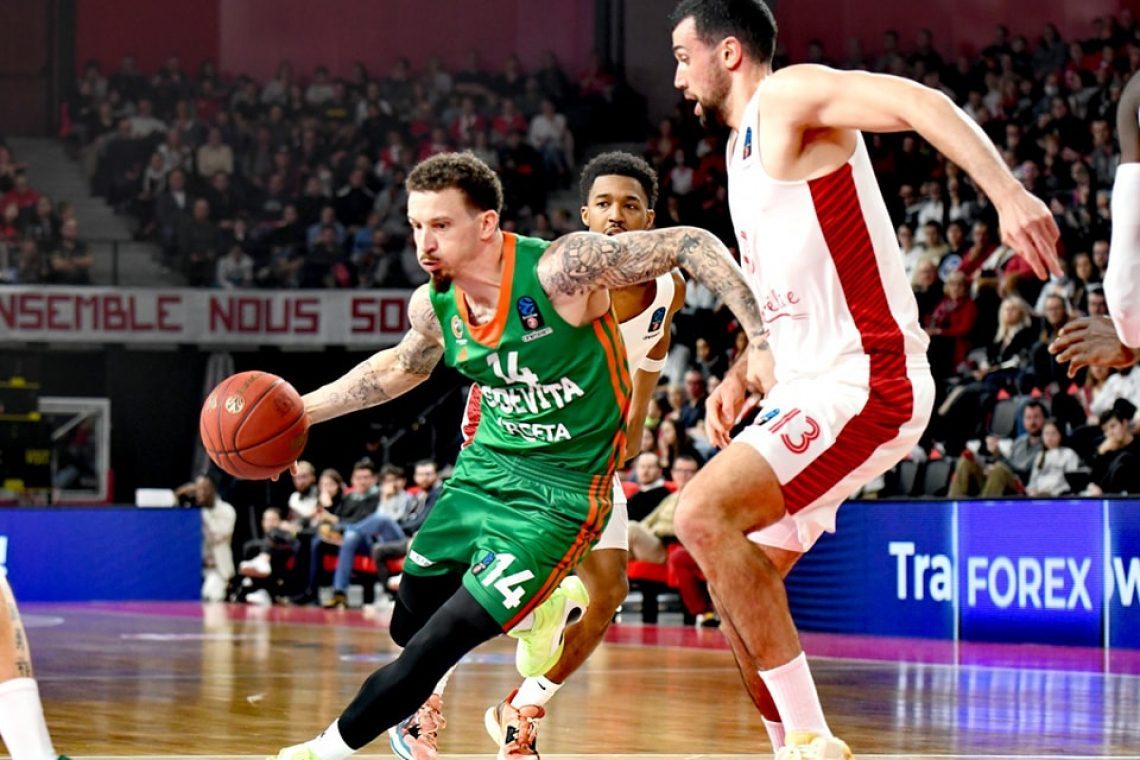 Cedevita Olimpija v Franciji vpisala drugo zmago v evropskem pokalu