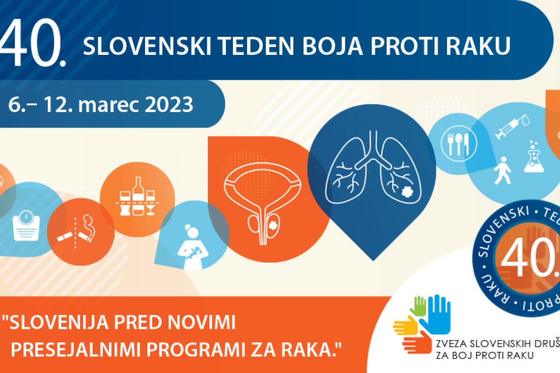 Teden boja proti raku v luči novih presejalnih programov za raka