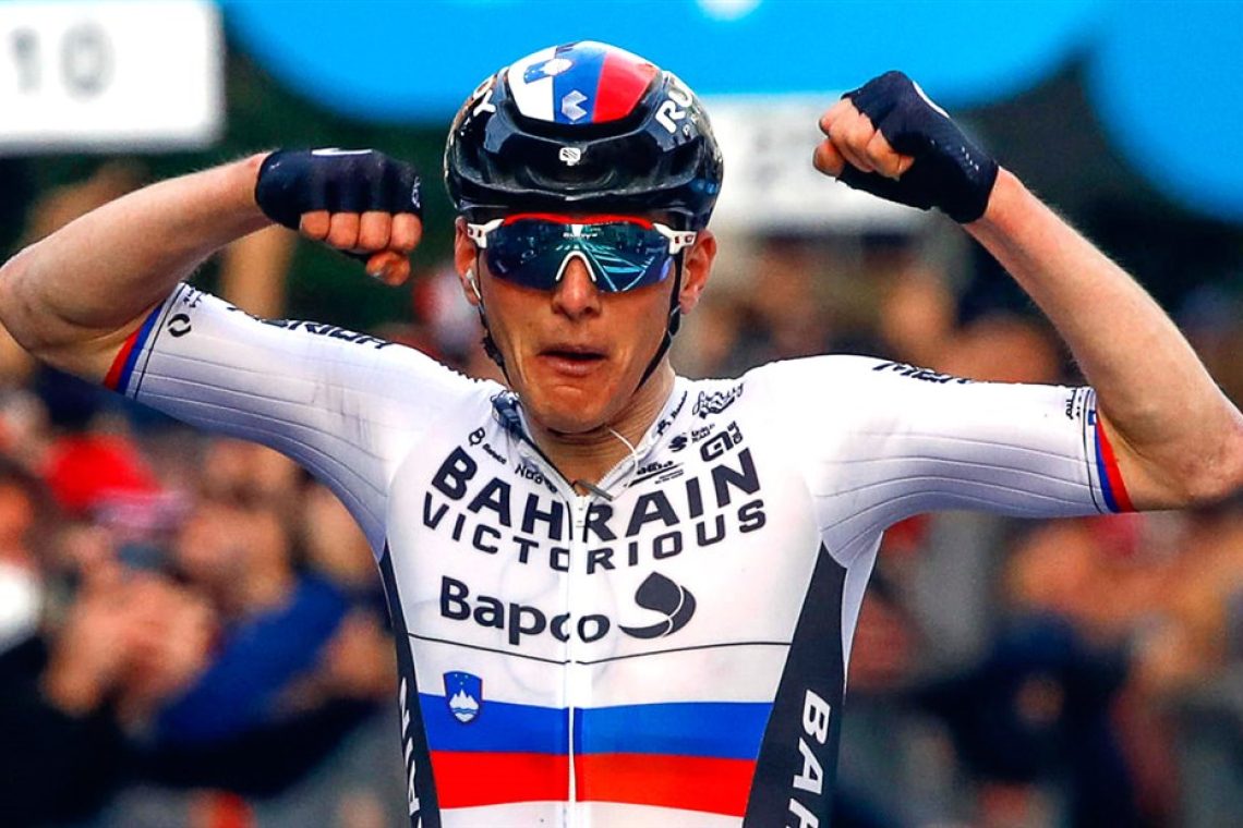 Mohorič danes brani zmago na dirki Milano-San Remo, v karavani tudi Pogačar