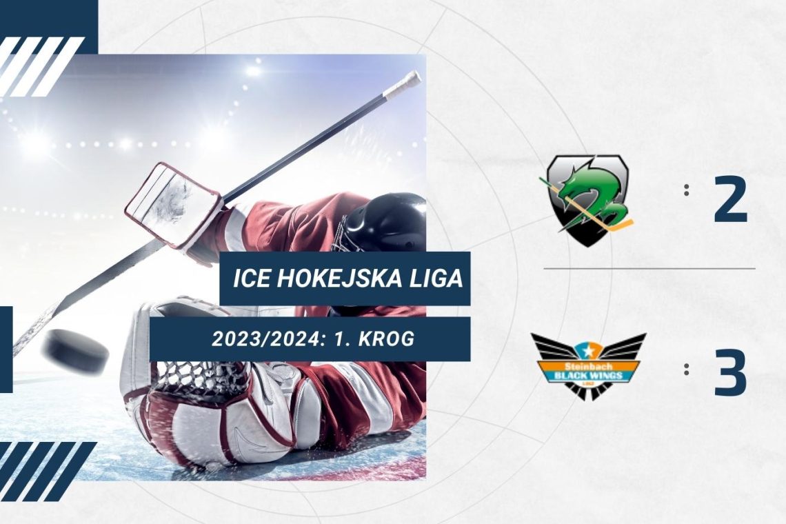 Hokejisti SŽ Olimpije so v tekmi 1. kroga lige ICEHL po podaljšku izgubili z ekipo Black Wings Linz