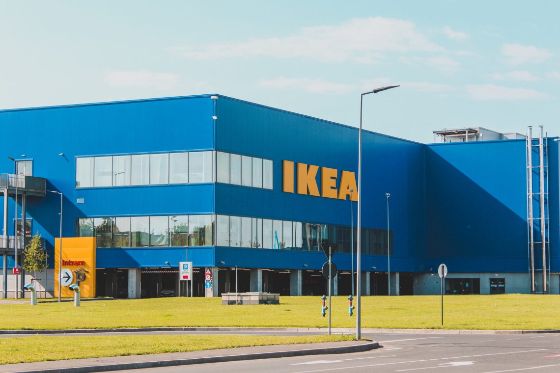 Ikea lani z rastjo prihodkov od prodaje 