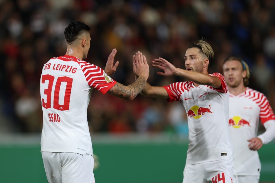 Bayern razbil Darmstadt, Šeško z golom pomagal Leipzigu do visoke zmage