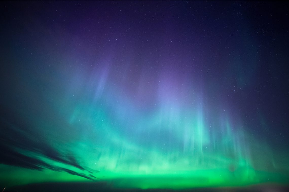 Nebo nad Slovenijo je ponovno zažarelo