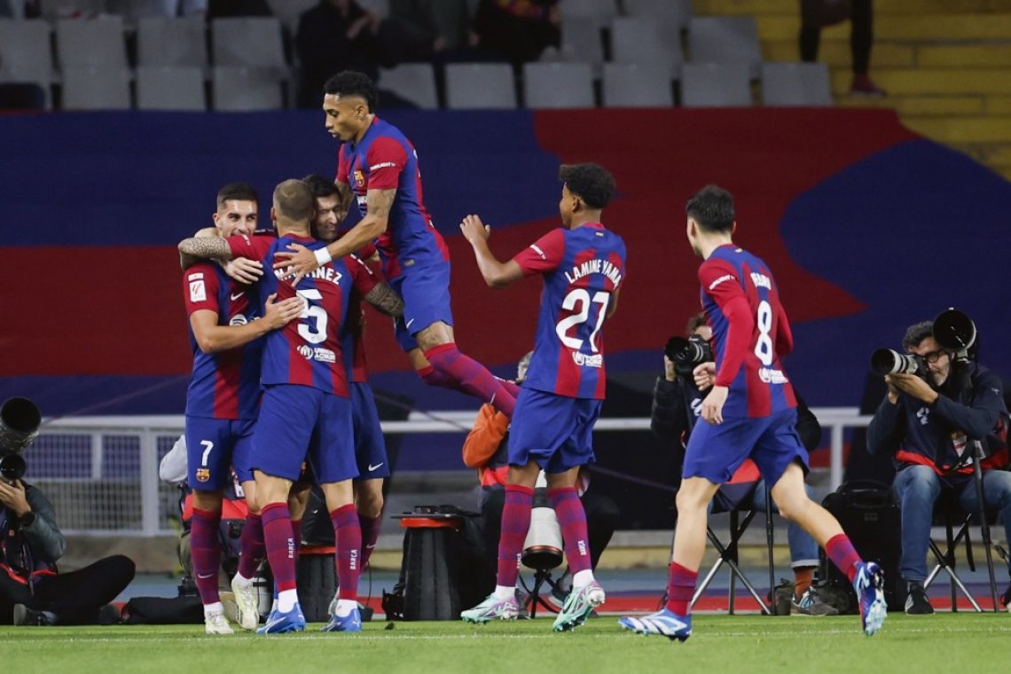 Barca spet dve točki za Realom in štiri za Girono