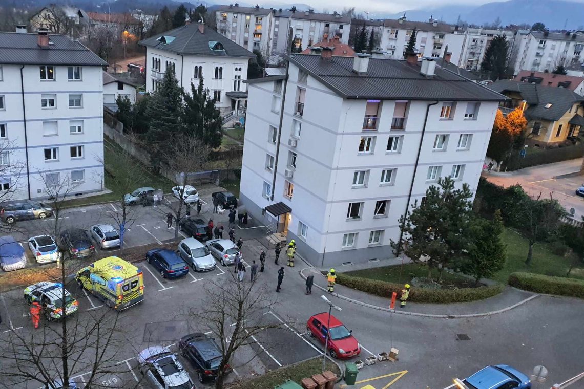 Eksplozija plina v Kranju