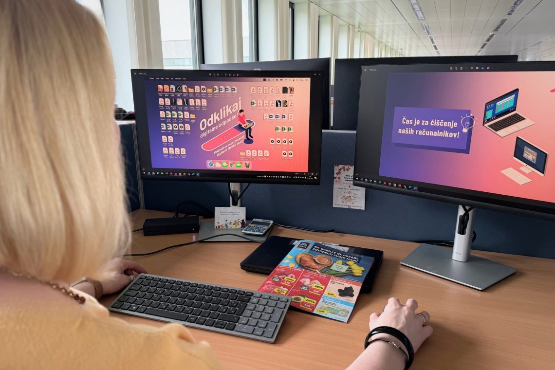 Hofer s 5000 evri donacije podprl akcijo Očistimo Slovenijo digitalnih odpadkov