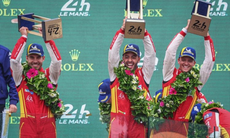 Ferrari drugič zapored zmagal na dirki 24 ur Le Mansa 