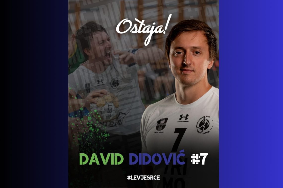 Novi kapetan David Didović ostaja v Trebnjem do leta 2027