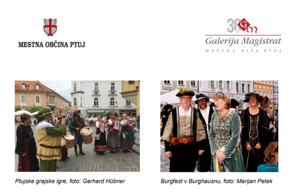 Na Ptuju vabijo na fotografsko razstavo Ptujske grajske igre in Burgfest