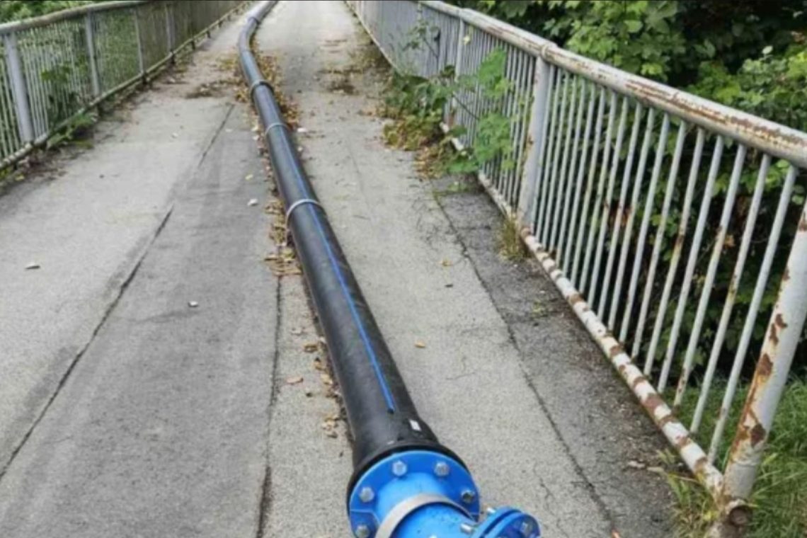 V Kranju uredili možnost prečrpavanja kanalizacije pod planiškim mostom