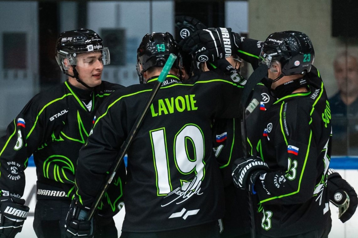 Hokejisti Olimpije Ljubljane so premagali ekipo Pioneers Vorarlberg s 5:2 