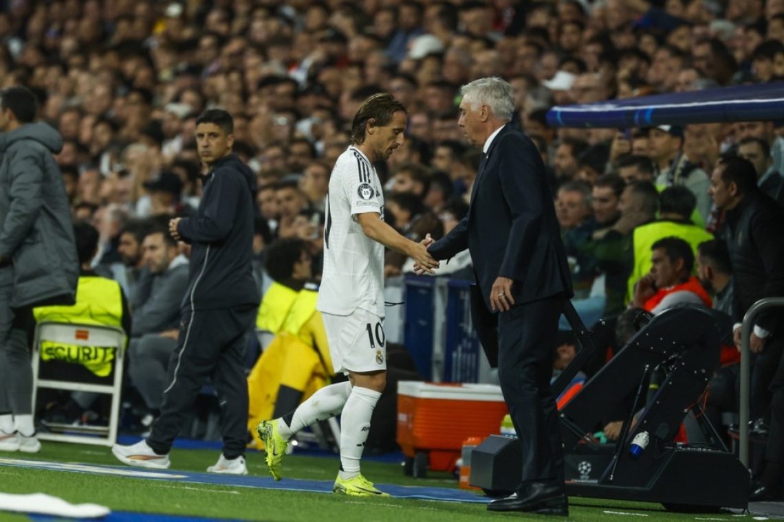  Ancelotti sklical krizni sestanek z Modrićem zaradi slabih rezultatov Reala