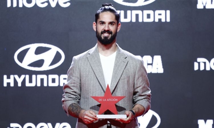 Isco prejel nagrado za najvrednejšega igralca po izboru navijačev
