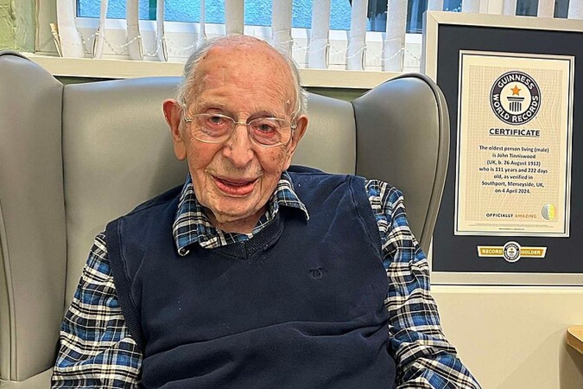 Umrl je najstarejši moški na svetu