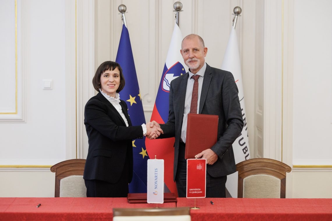 Ljubljanska univerza in Novartis Slovenija podpisala sporazum o sodelovanju