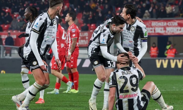 Udinese z golom Jake Bijola zmagal v Monzi