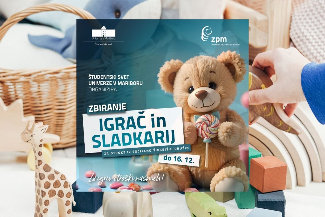 Dobrodelna akcija "Za igriv otroški nasmeh" ponovno združuje študente Univerze v Mariboru