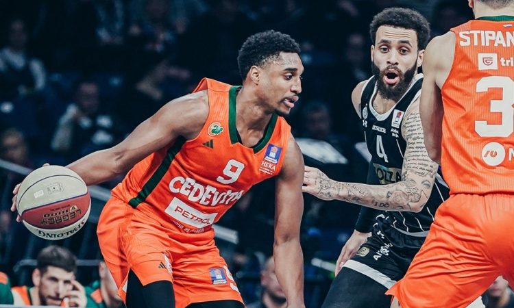 Košarkarji Cedevite Olimpije so izgubili s Partizanom s 76:78