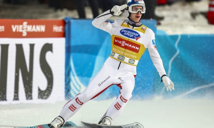 Tschofenigu po napetem boju zlati orel, Anže Lanišek deseti