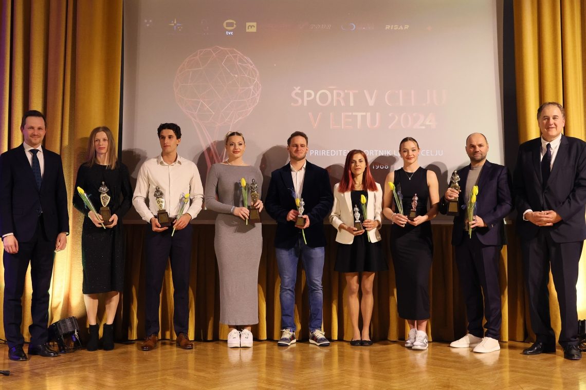 Tina Šutej in Matic Ian Guček športnika leta v Celju