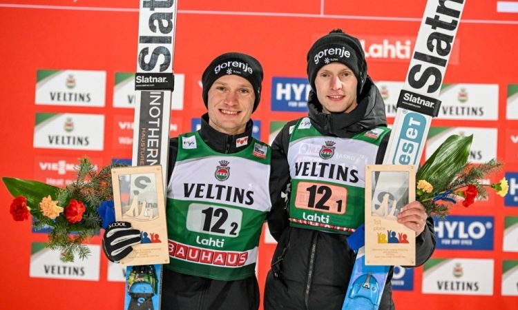 Slovenski skakalci z uspehi v Lahtiju povabili v Planico