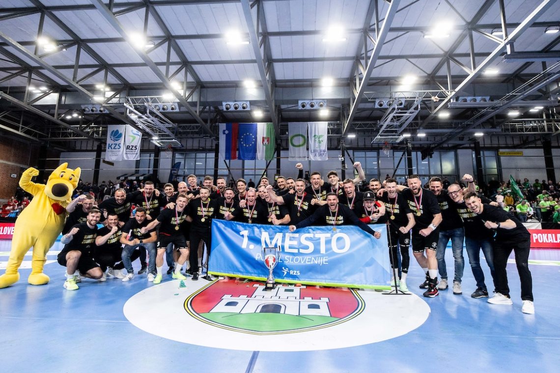 Rokometaši LL Grosist Slovana prvič osvojili slovenski pokal