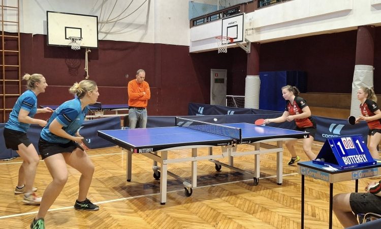 Ljubljančanke in Pucončanke do prve zmage v polfinalu namiznoteniške končnice