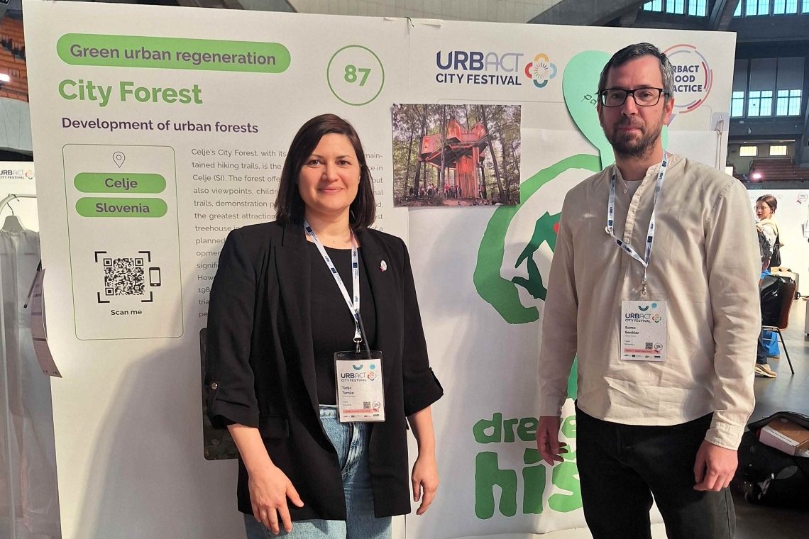 Celje na Urbact festivalu prejelo evropski certifikat za dve dobri praksi