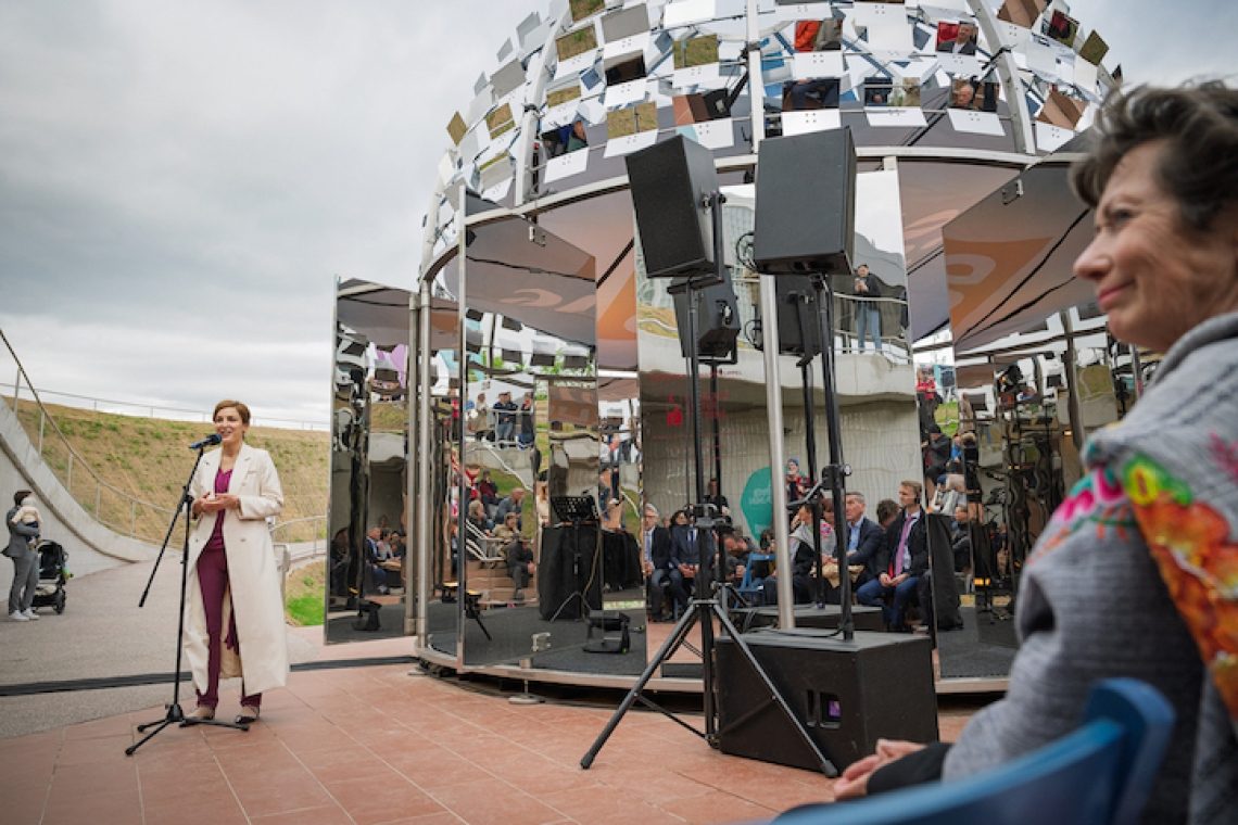 Otvoritev kupole Ingeborg Bachmann povezala evropsko prestolnico kulture in avstrijsko Koroško