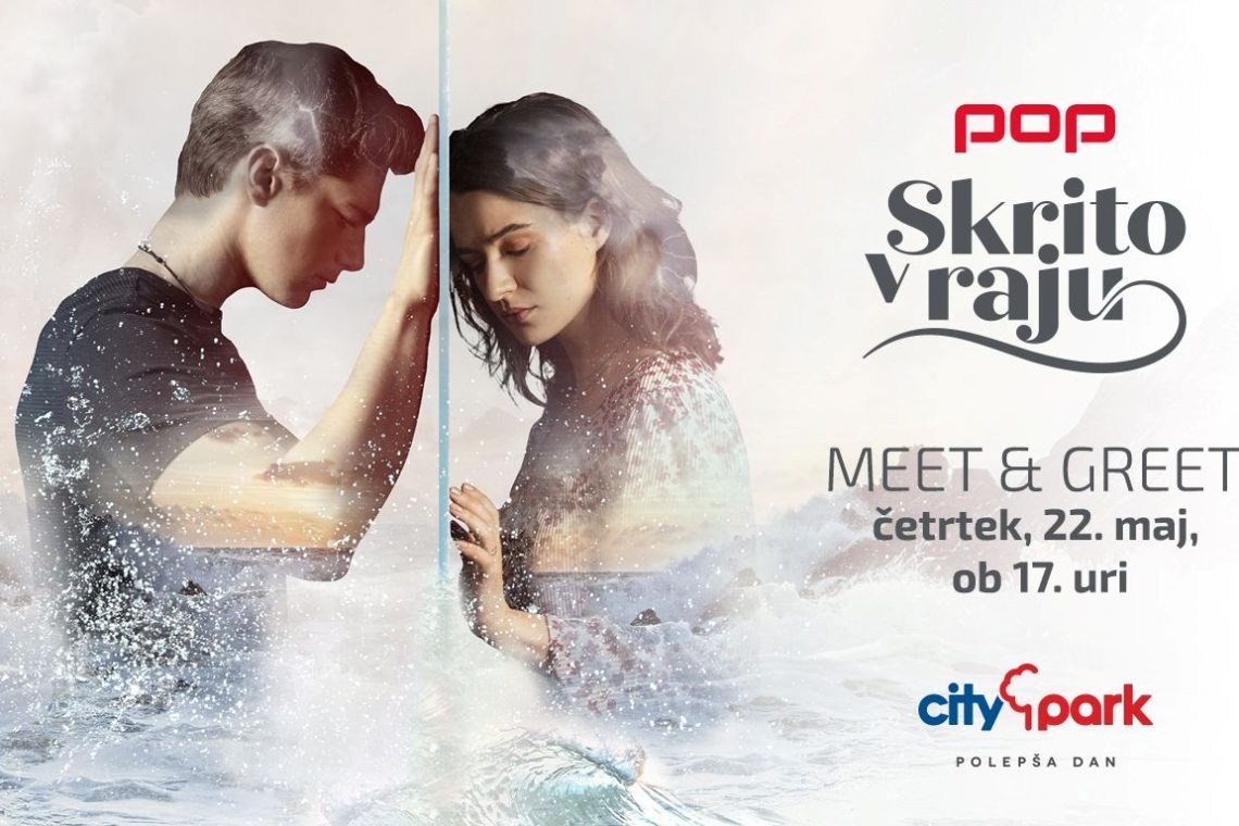Igralci serije Skrito v raju prihajajo v Citypark