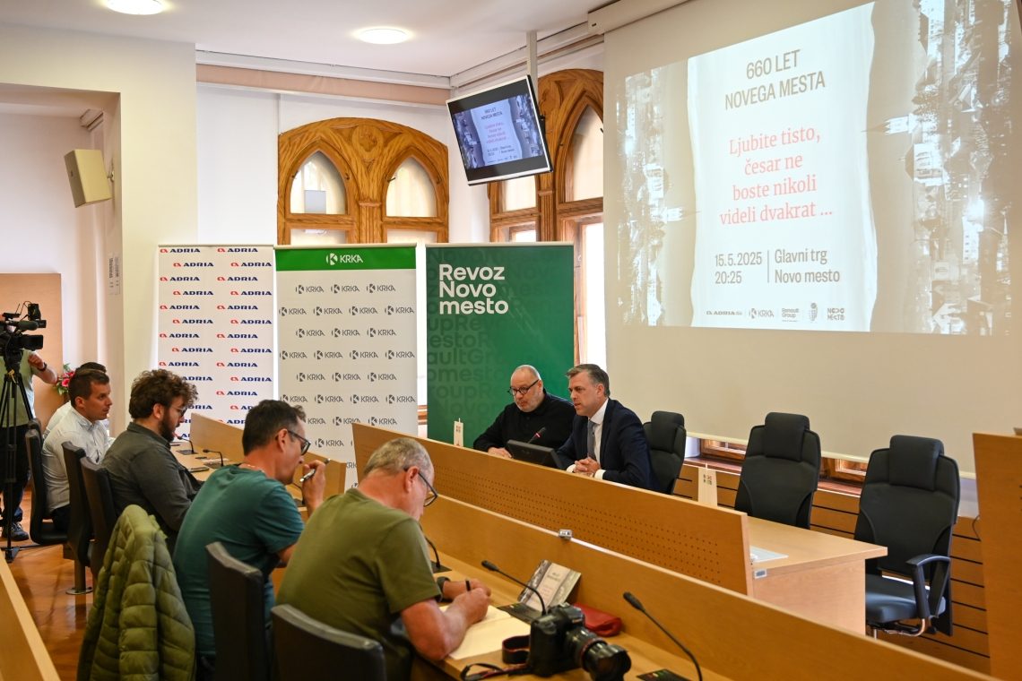 Novo mesto bo 660. obletnico proslavilo z umetniško slovesnostjo na Glavnem trgu