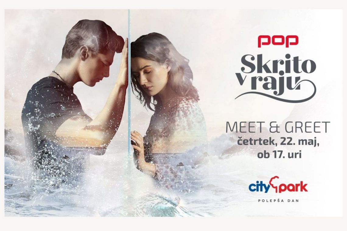 Igralci serije Skrito v raju prihajajo v Citypark