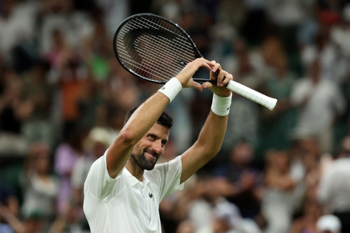 Đokoviću v Wimbledonu pomagale zdravnikove tablete pri želodčnih težavah