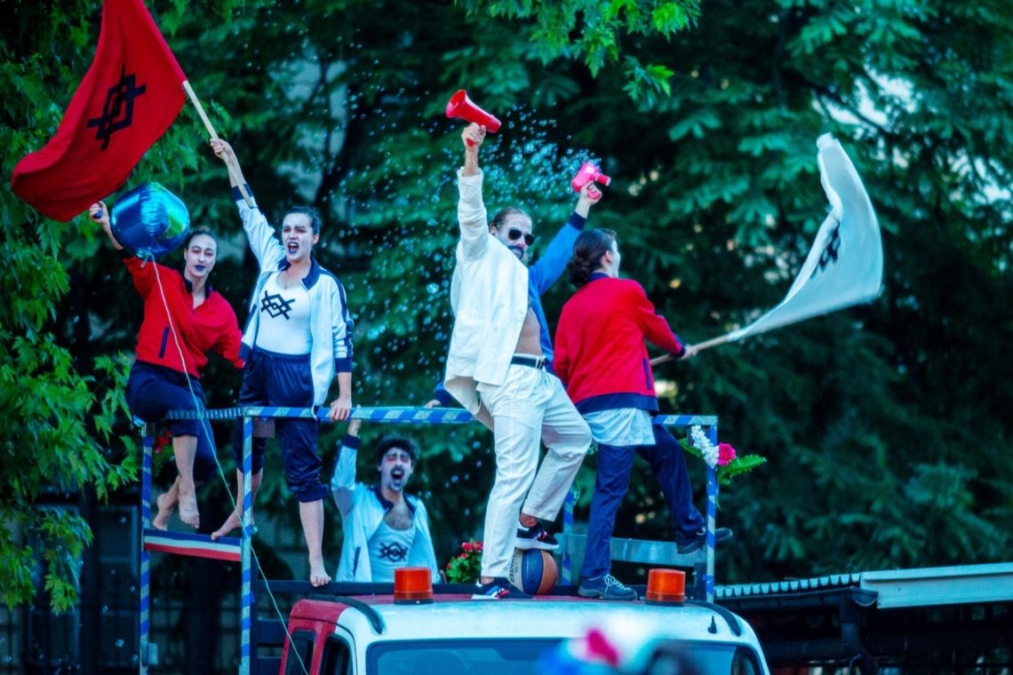 V Športnem parku Poljane politična cirkuška predstava JA, JA!