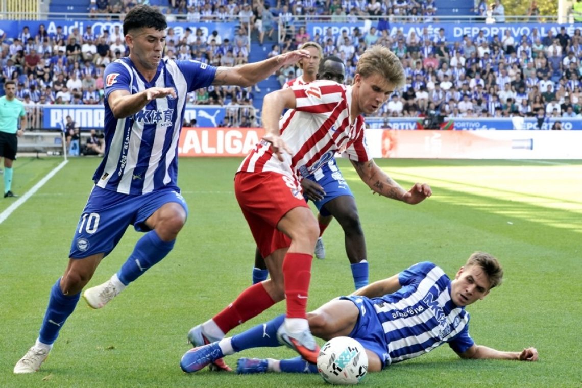 Oblakov Atletico še brez zmage v španskem prvenstvu