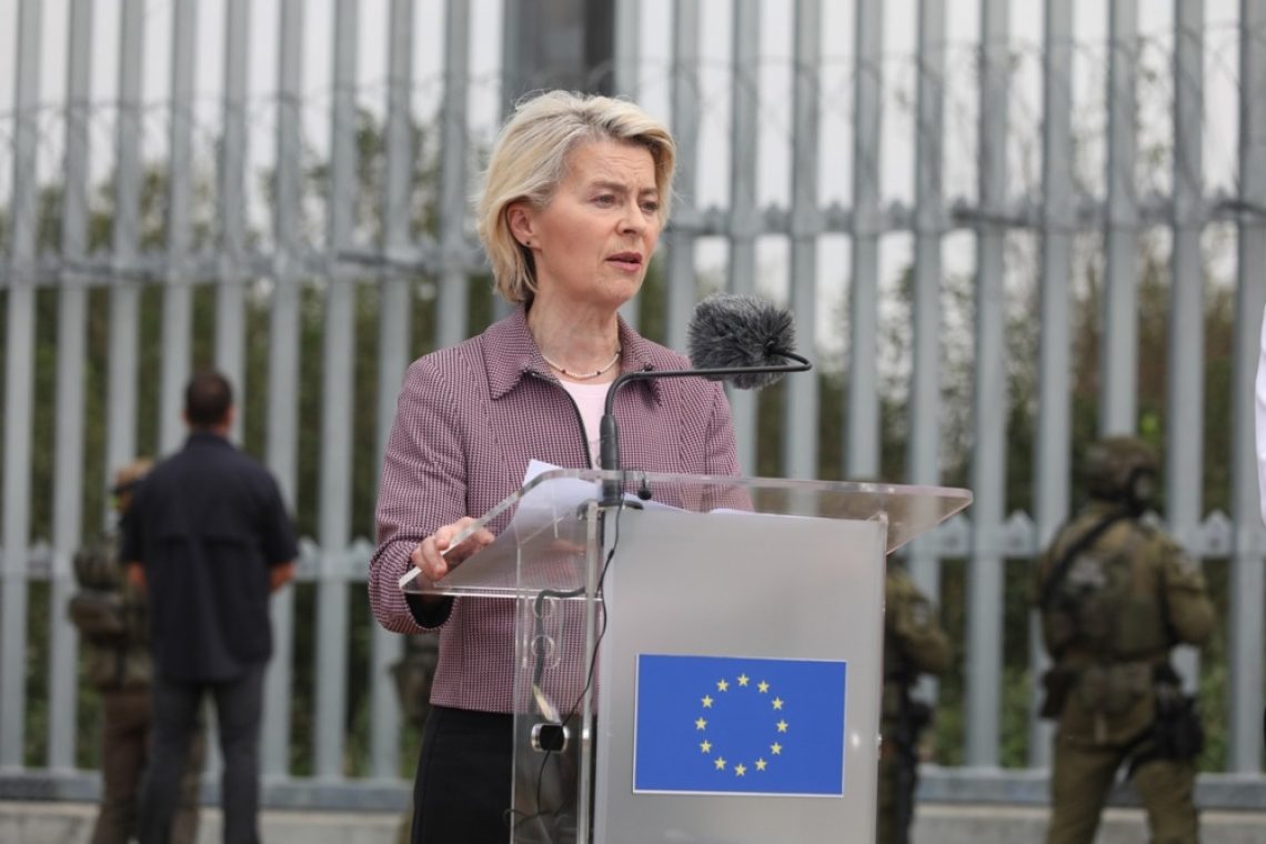 Von der Leyen: Putin je plenilec, ki ga lahko ustavi le močnejša evropska obramba