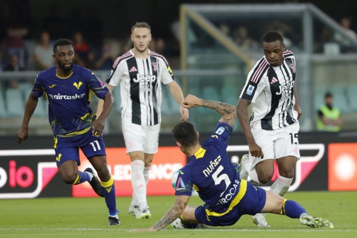 Poraz Udineseja, Juventus le do točke v Veroni