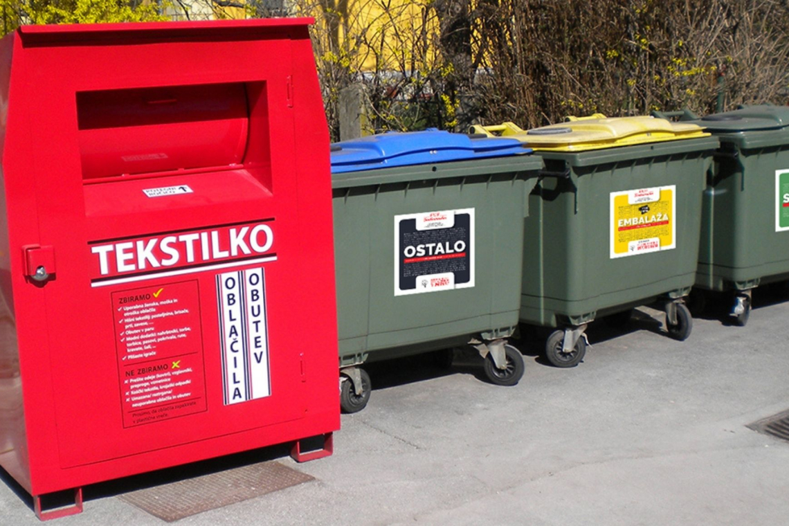 V Velenju širijo mrežo zbiralnikov za še uporaben tekstil