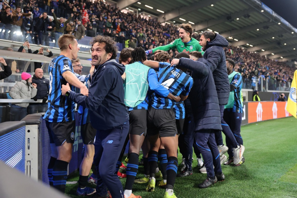 Atalanta v izdihljajih do osmine finala lige prvakov
