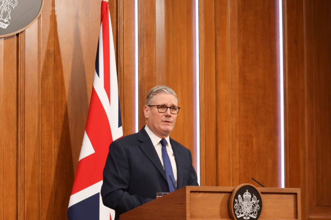 Starmer ustanovil krizni odbor zaradi vojne na Bližnjem vzhodu