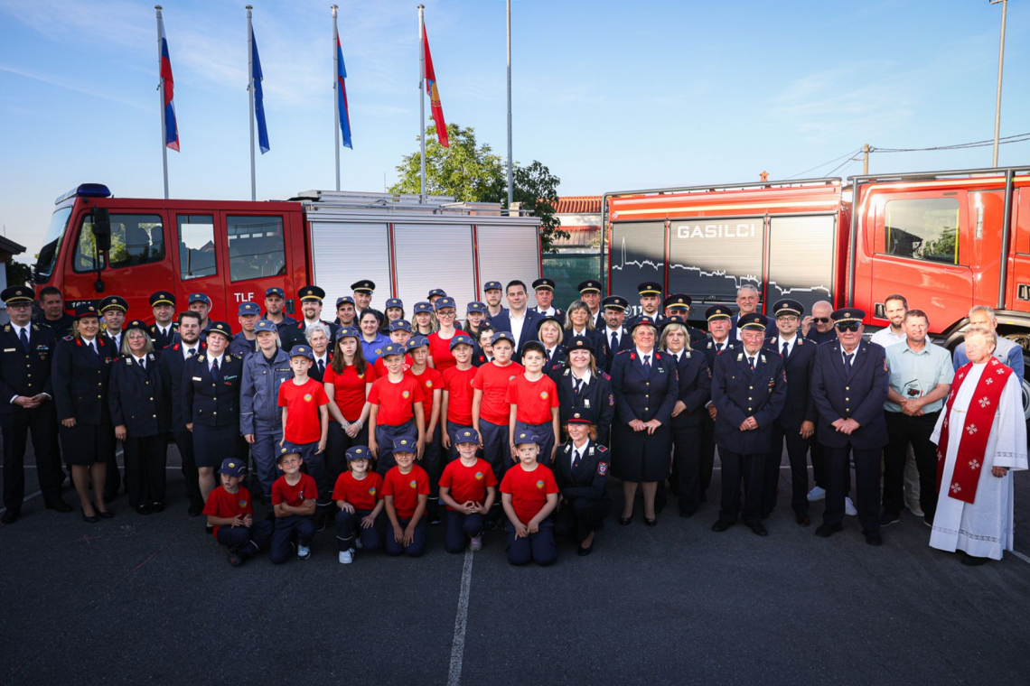 Novo gasilsko vozilo za Novo vas nad Dragonjo