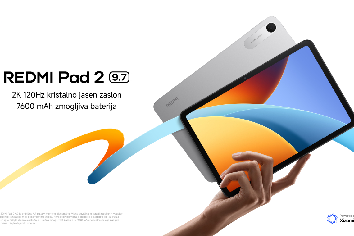 Xiaomi predstavil kompaktno serijo tablic REDMI Pad 2 9.7